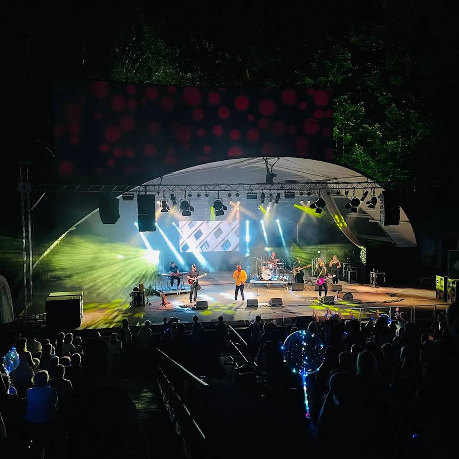 Lichttechnik beim Live-Konzert von MS-Events