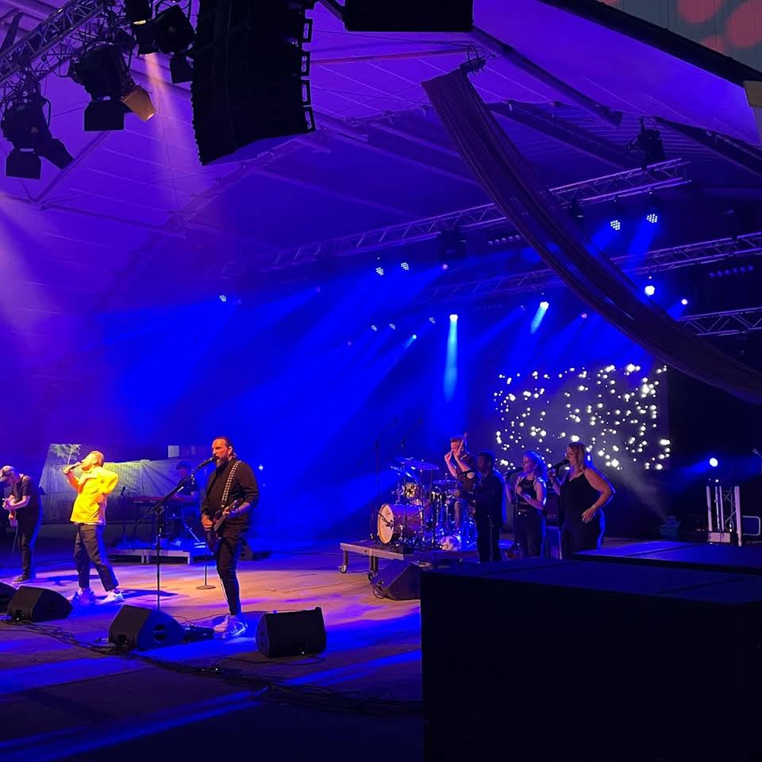 Lichttechnik beim Live-Konzert von MS-Events