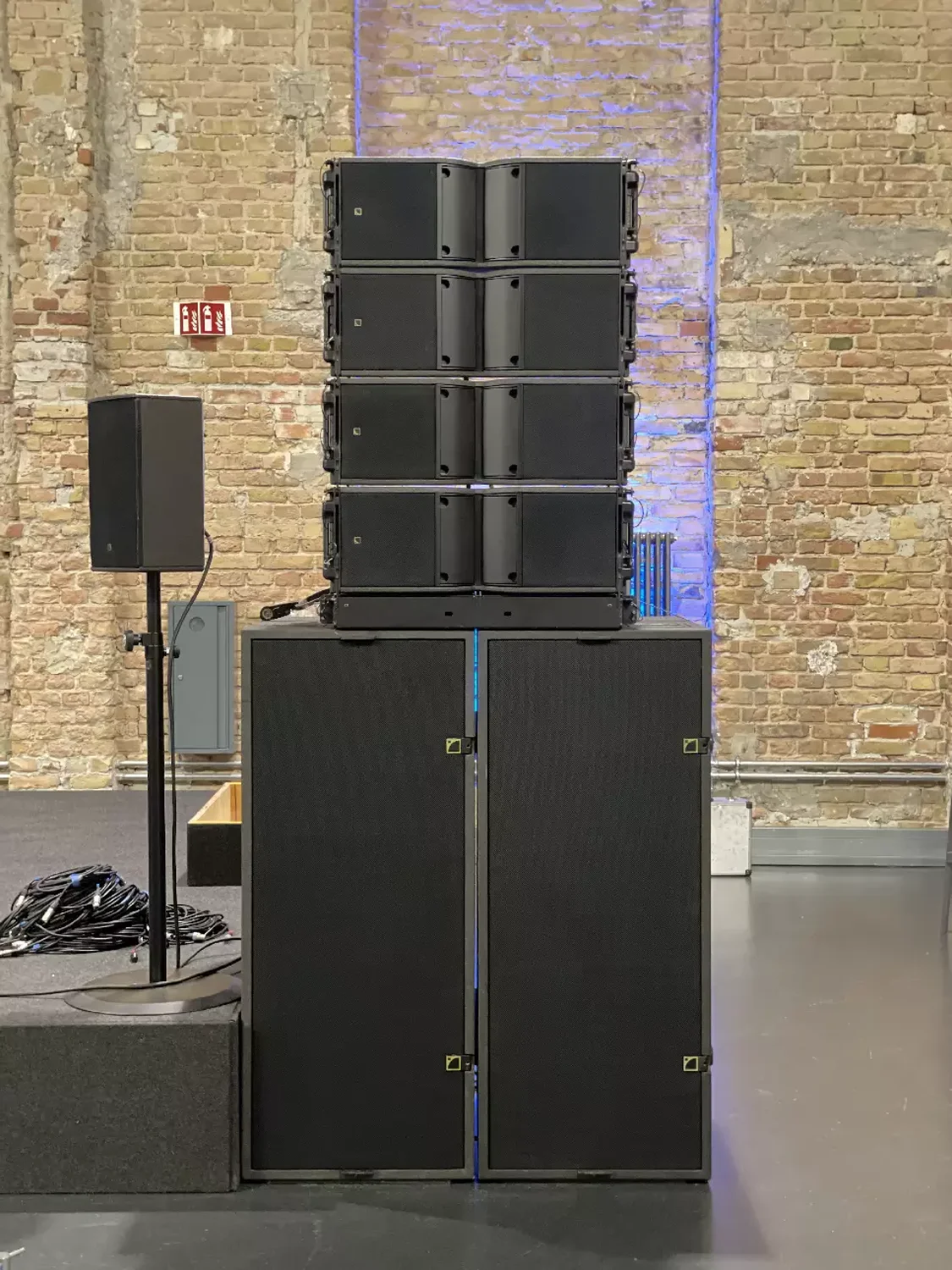 Lichttechnik in einer Veranstaltung von MS-Events